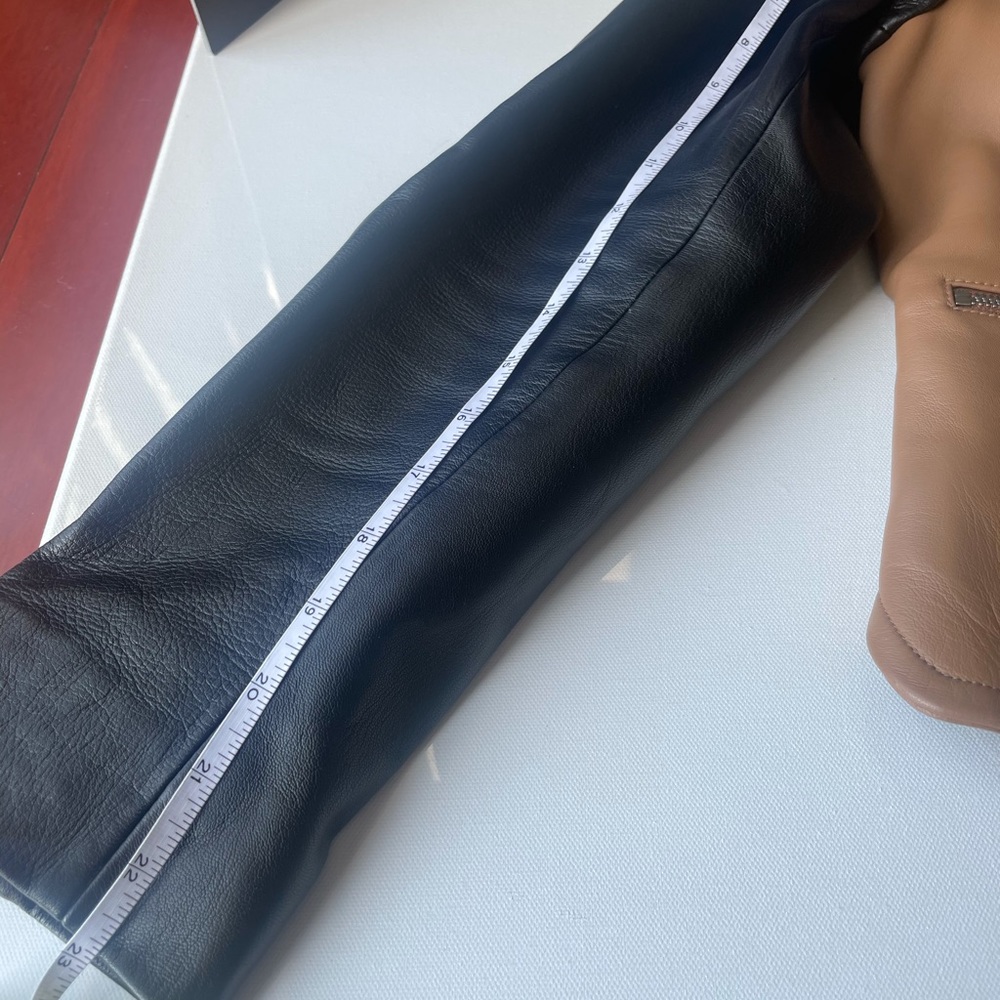 Alexander Wang Leather Two-tone Jacket - Picture 16 of 16